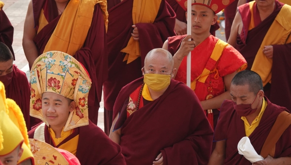The Arrival of Kyabje Gyaltsab Rinpoche and the Oral Transmission of Gampopa’s Collected Works Begins